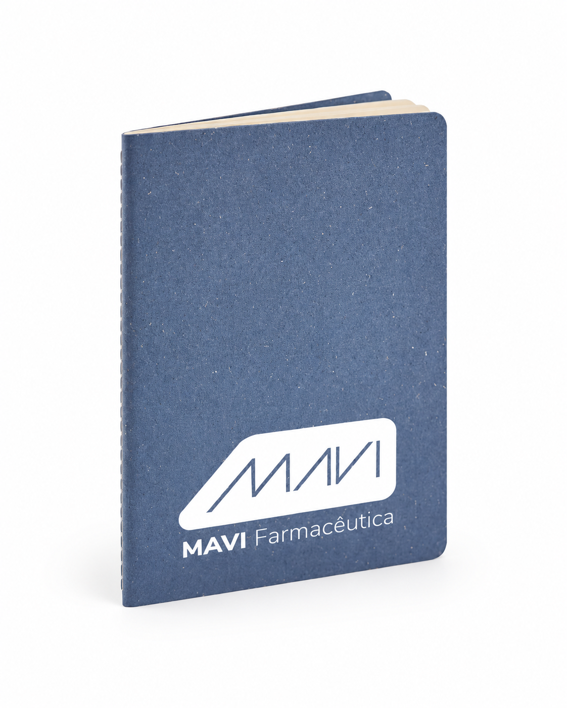 Agenda compacta azul personalizada
