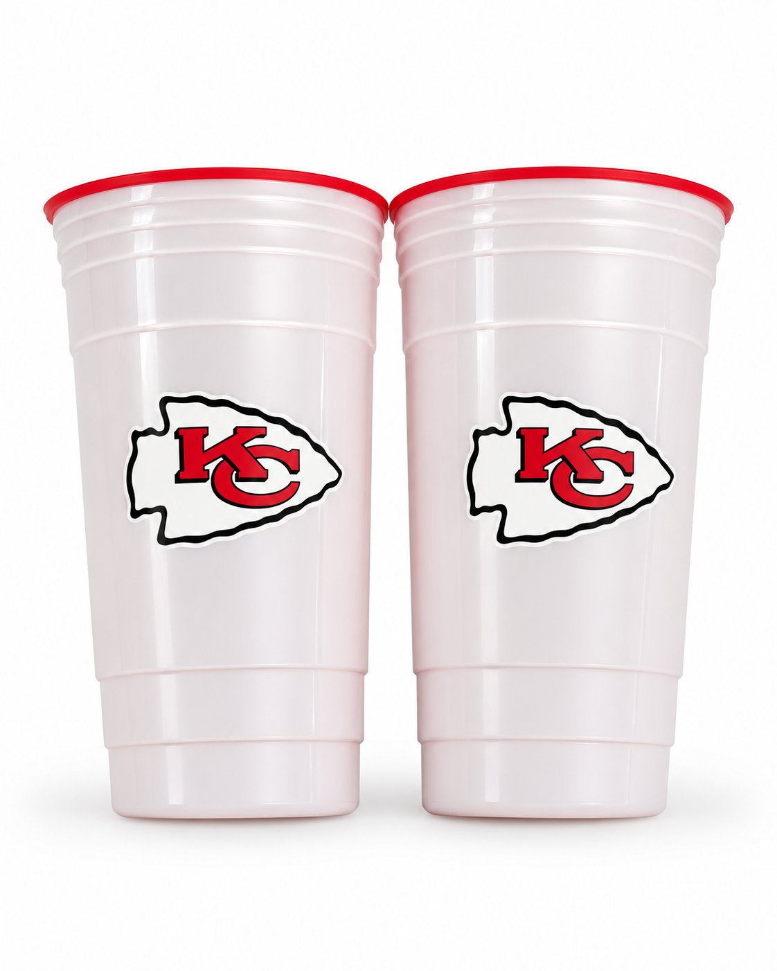 Vasos altos blancos personalizados