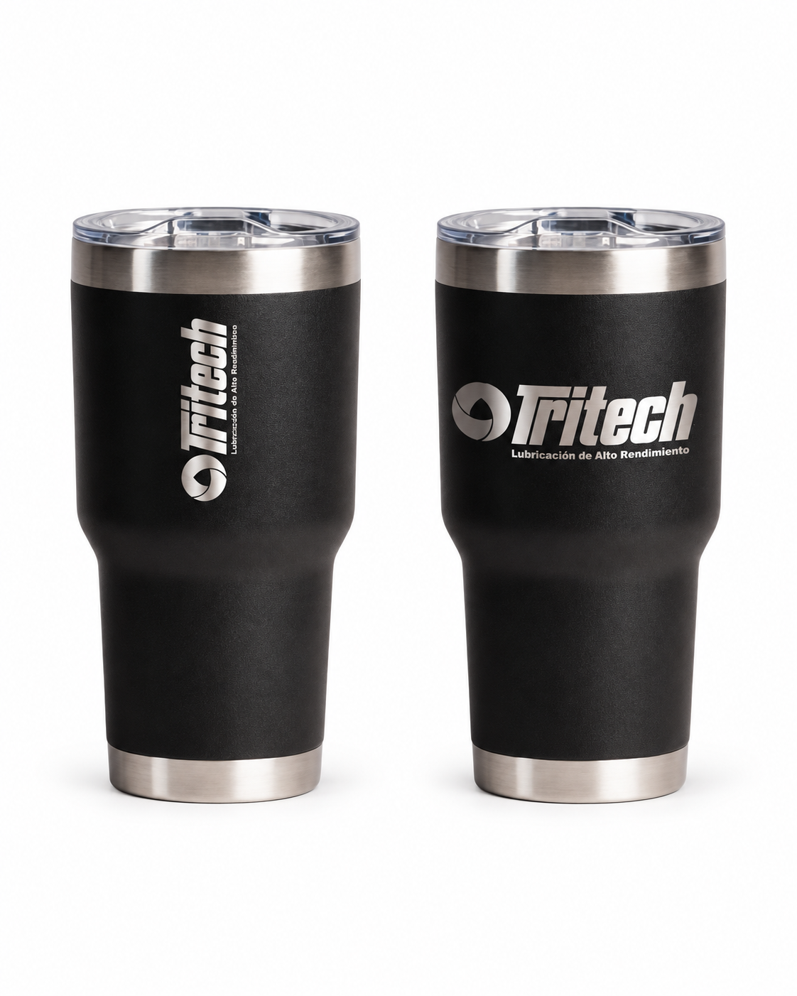 Termos tumbler negros personalizados
