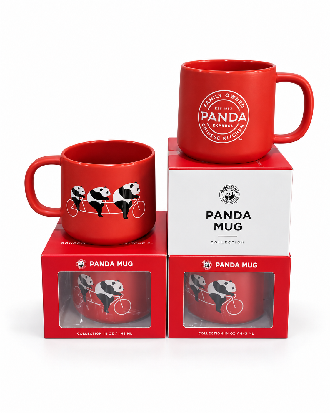 Tazas rojas personalizadas