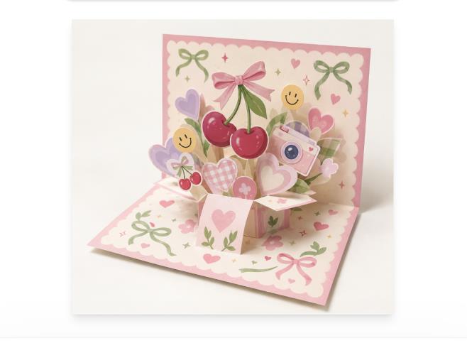 Tarjeta pop-up personalizada